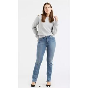 Levis 505 Straight Leg Denim Jeans Medium Wash 14
